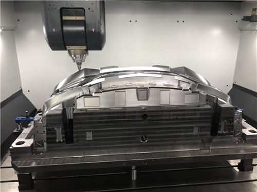 Five-axis High Speed Milling Video of Audi Auto Central Cont