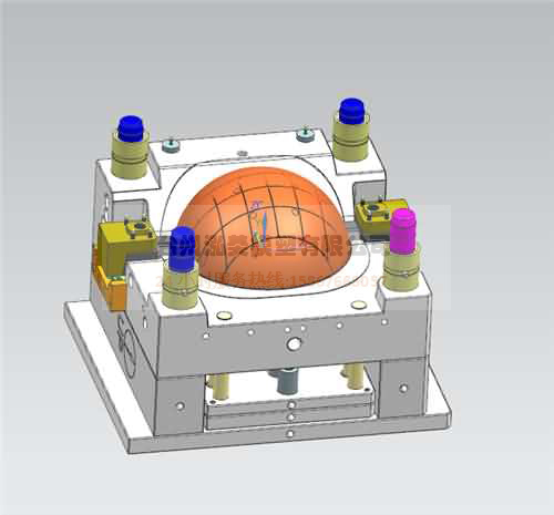 Mold design of children's toil