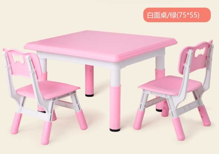 Kindergarten desks and chairs