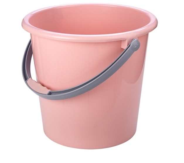 Lotus root pink plastic bucket