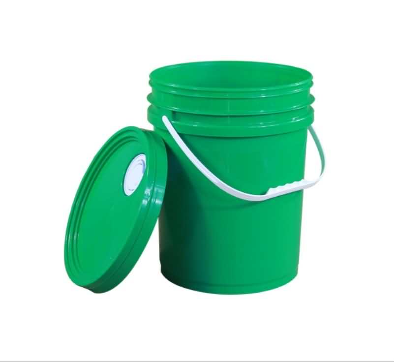 Green Paint Barrel