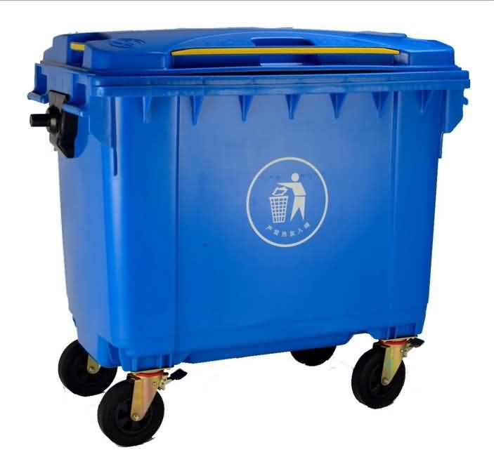 660L trash bin mould