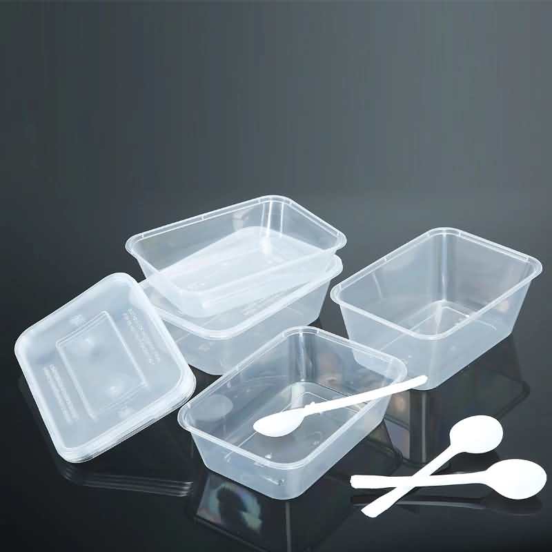 Disposable plastic box