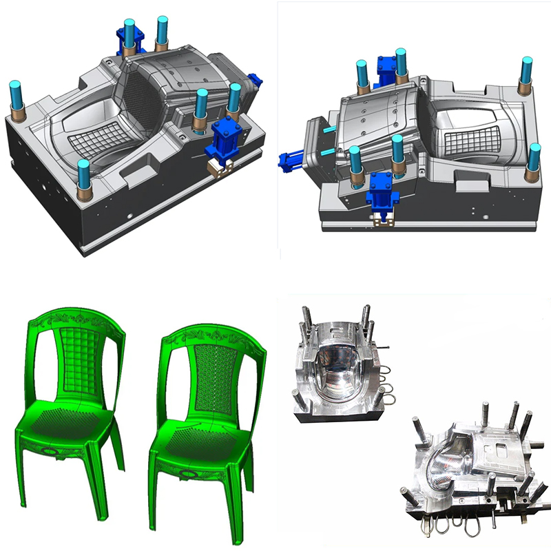 塑料靠椅模具设计开模